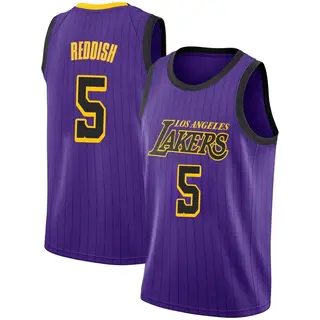 Men's Cam Reddish Los Angeles Lakers Purple 2018/19 Jersey - City Edition - Swingman