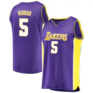 Men's Cam Reddish Los Angeles Lakers Purple Jersey - Statement Edition - Fast Break