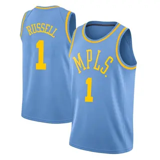 Men's D'Angelo Russell Los Angeles Lakers Blue Hardwood Classics Jersey - Swingman