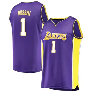 Men's D'Angelo Russell Los Angeles Lakers Purple Jersey - Statement Edition - Fast Break