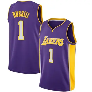 Men's D'Angelo Russell Los Angeles Lakers Purple Jersey - Statement Edition - Swingman