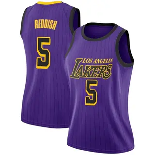 Women's Cam Reddish Los Angeles Lakers Purple 2018/19 Jersey - City Edition - Swingman